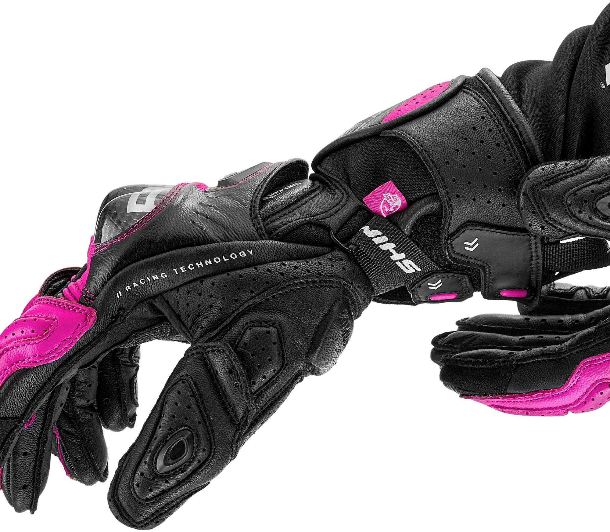 SHIMA RS-3 Damen Motorradhandschuhe schwarz/rosa L Abbildung 6