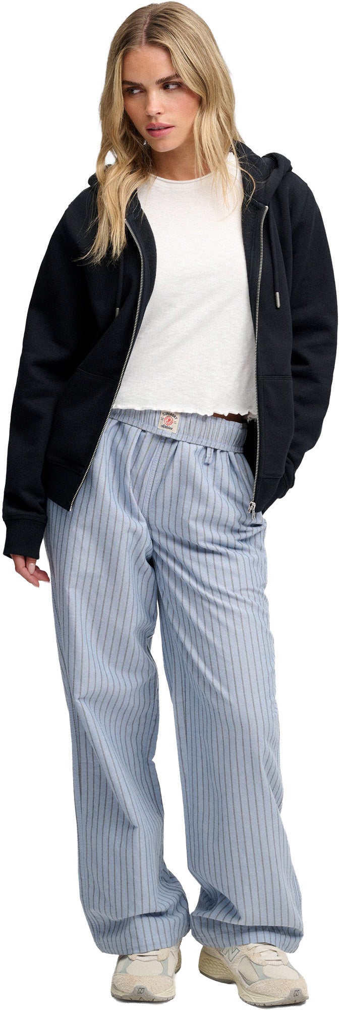 Superdry & Co Signature Дамско яке тъмносиньо XL Фигура 7
