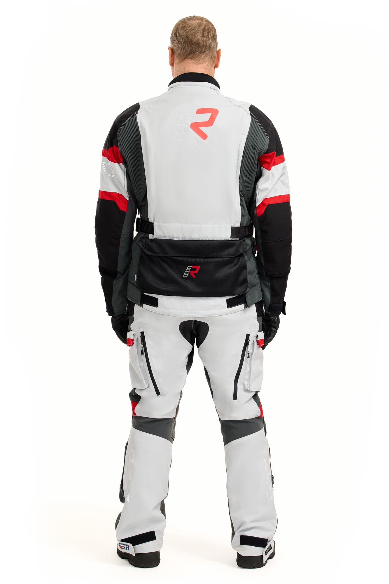 Rukka Madagasca-R Motorcycle Textile Jacket light grey/black/red 50 Figure 6