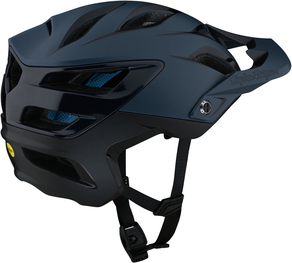 Troy Lee Designs A3 Uno MIPS Cykelhjelm blå/sort XL/XXL Figur 4