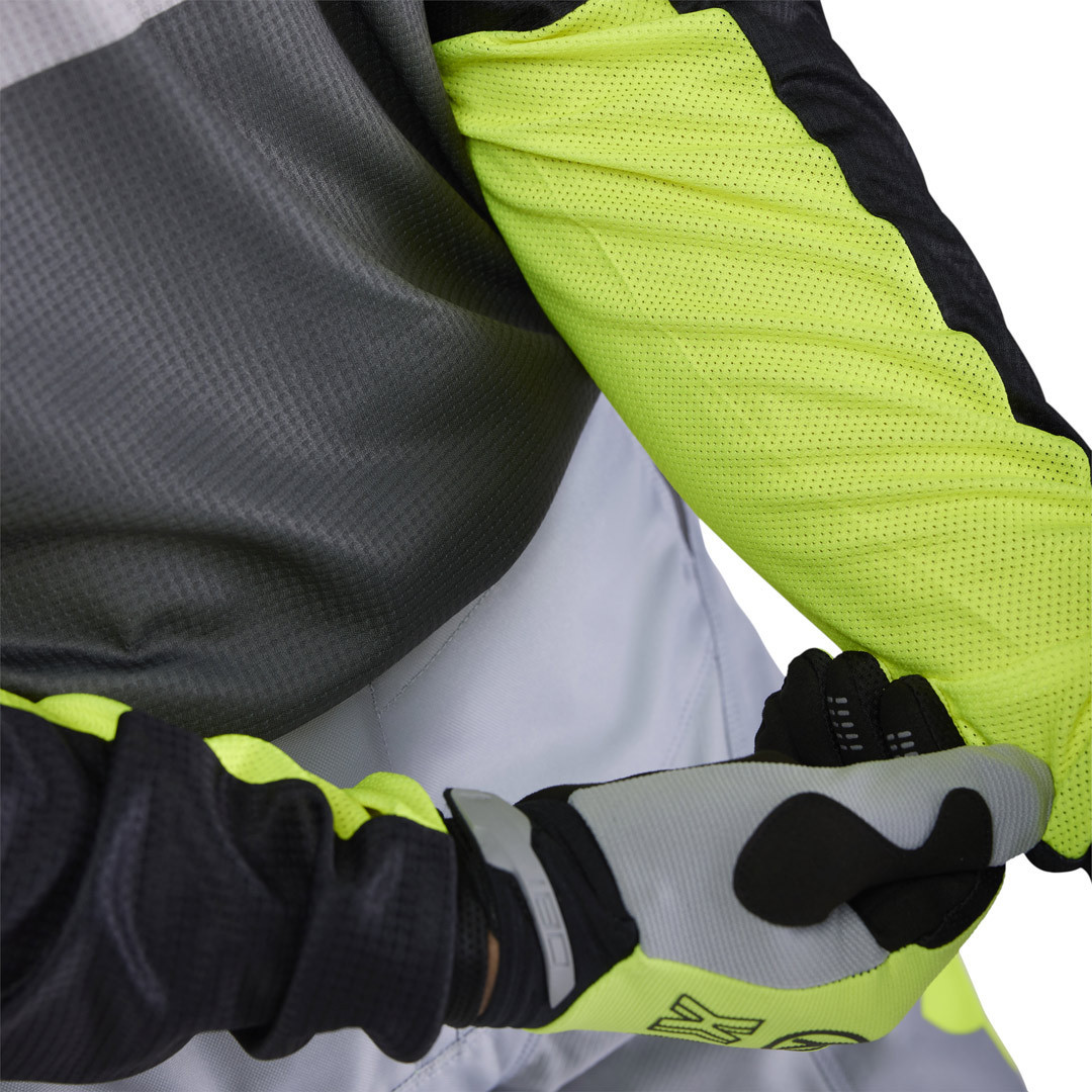 FOX 180 Flow Maillot de motocross noir/jaune M Figure 3