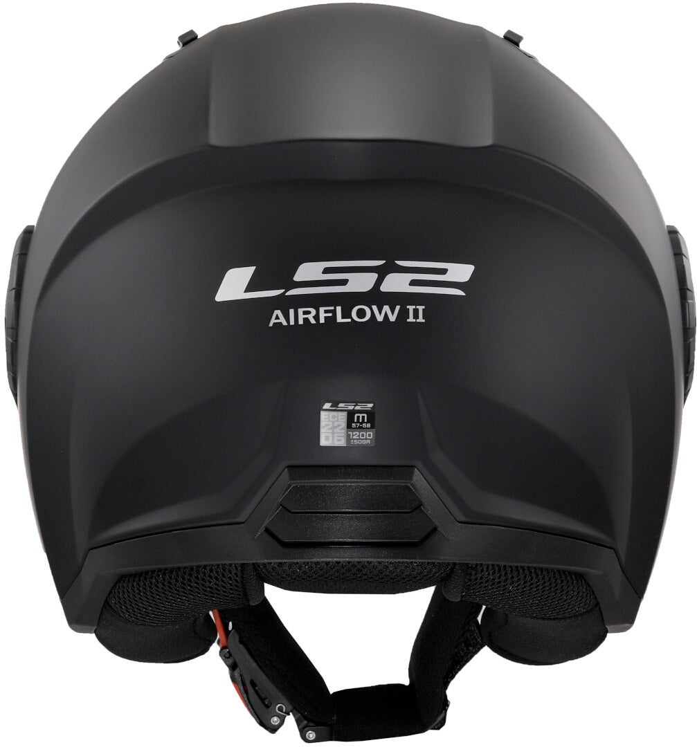 LS2 OF616 Airflow II Solid Casque jet Noir mat XXXL (65/66) Figure 4