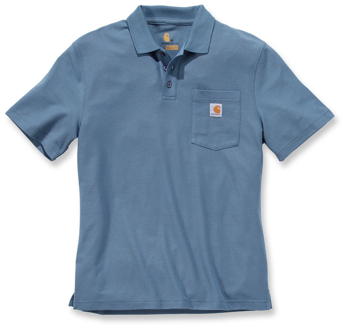Carhartt Contractors Work Pocket Polo bleu clair XL Figure 1