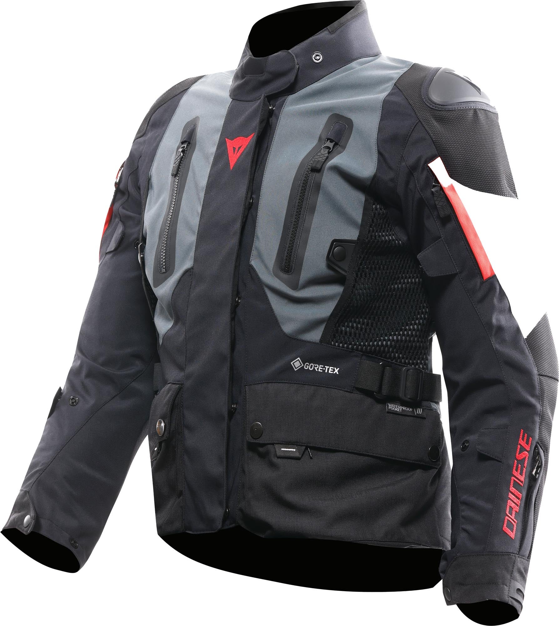 Dainese Carve Master 4 Gore-Tex waterproof Motorcycle Jacket black/grey/red 64 Figure 1