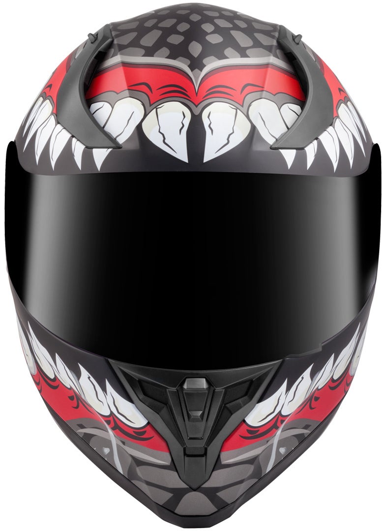 Bogotto V128 Naga Casco nero opaco/rosso S Figura 5