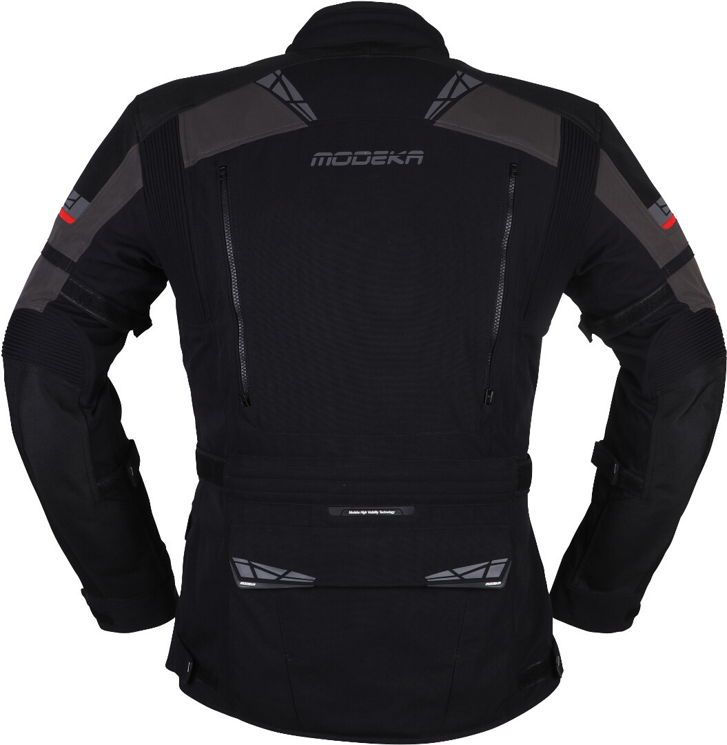Modeka Panamericana 2 Motorrad Textiljacke schwarz/grau Lang M Abbildung 2