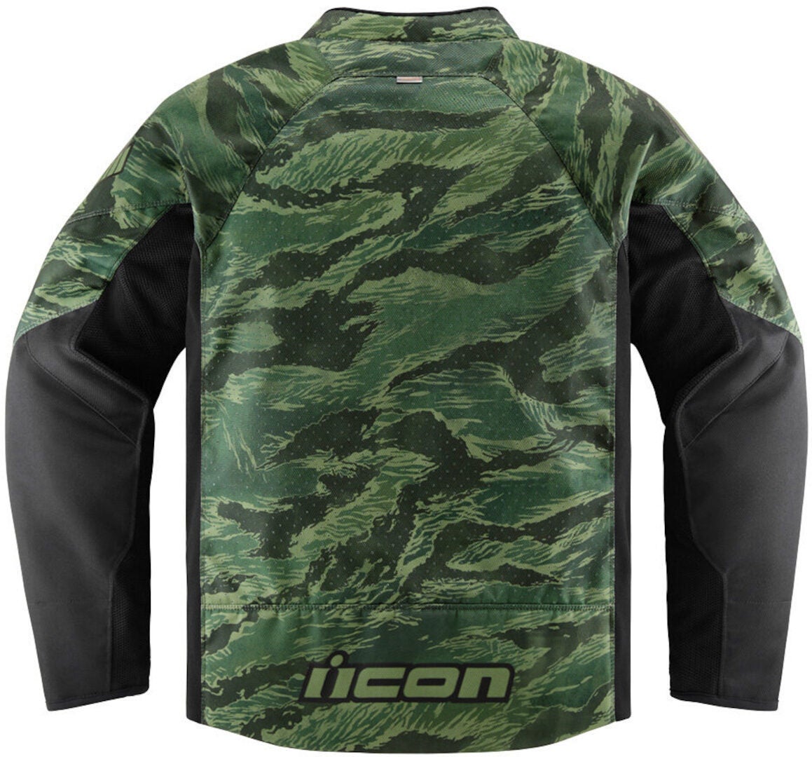 Icon Hooligan Tigersblood Blouson textile de moto perforé Vert/camouflage XL Figure 2