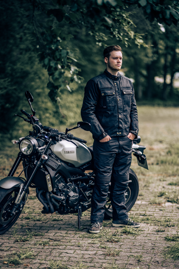 Merlin Barton II Motorcycle Waxed Jacket black M Figure 5