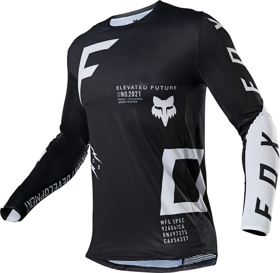 FOX Flexair RIGZ Motocross Jersey black L Figure 1
