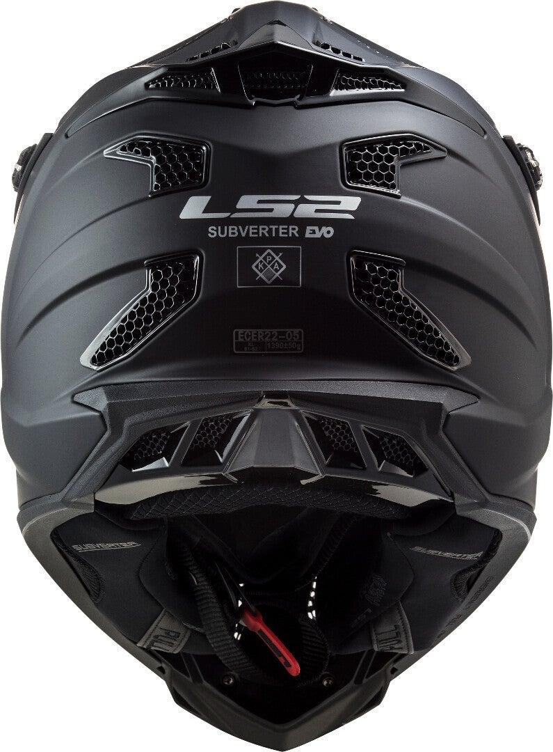 LS2 MX700 Subverter Evo Casco motocross nero opaco M (57/58) Figura 3