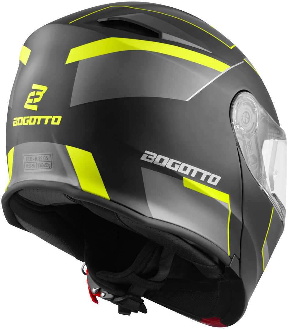Bogotto V271 Delta Casco nero opaco/giallo S Figura 4