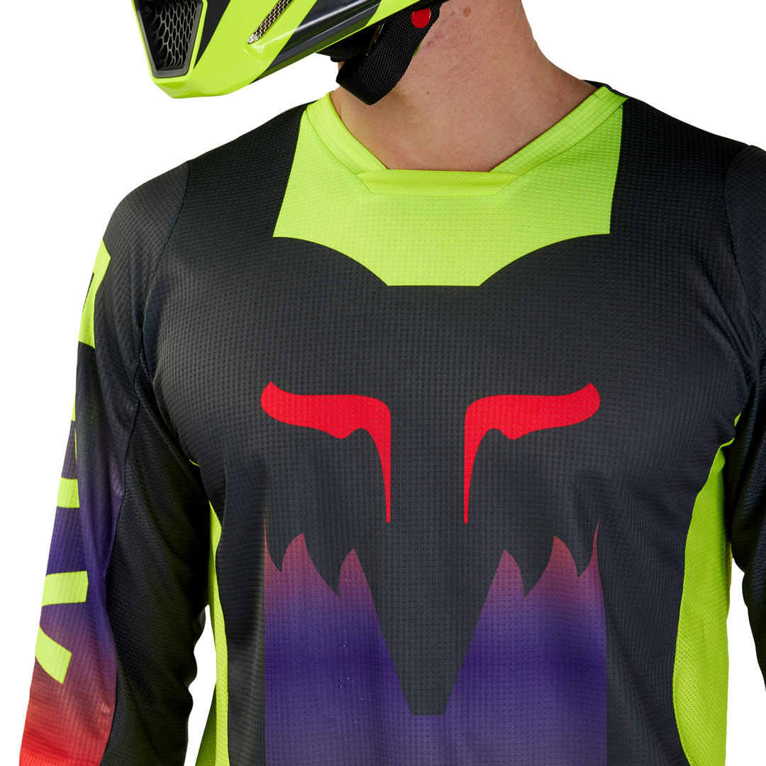 FOX 180 Flora Motocross trøje mørkegrå M Figur 6