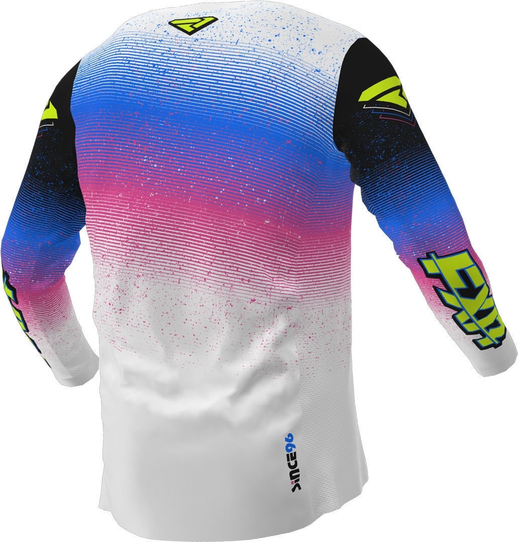 FXR Podium 2023 Motocross trøje hvid/pink/sort M Figur 2