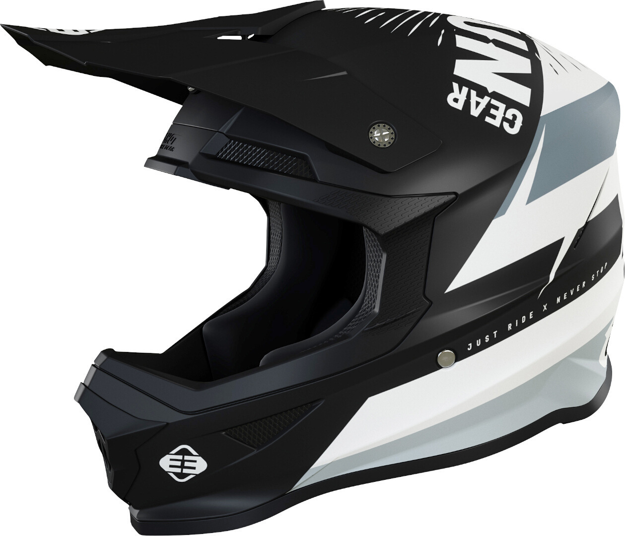 Freegun XP4 Load Motocross hjälm svart/vitt XS (53/54) Figur 1