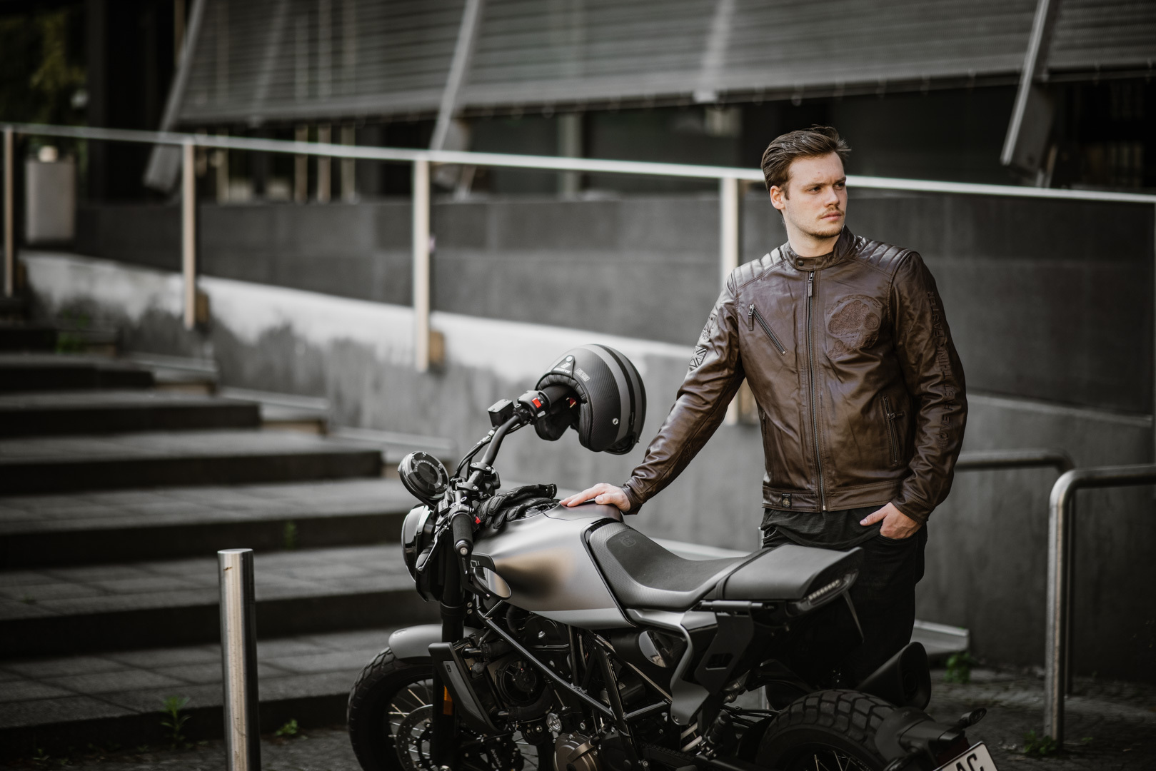 Black-Cafe London Tokio Jachetă de piele de motocicletă 48 Figura 4