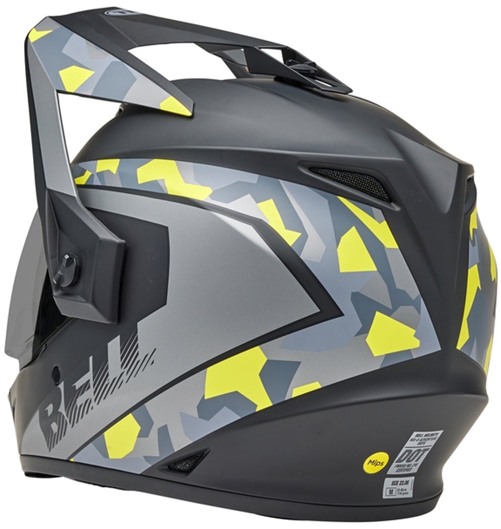 Bell MX-9 Adventure MIPS Enduro Helm grau/gelb XXL (62/63) Abbildung 6