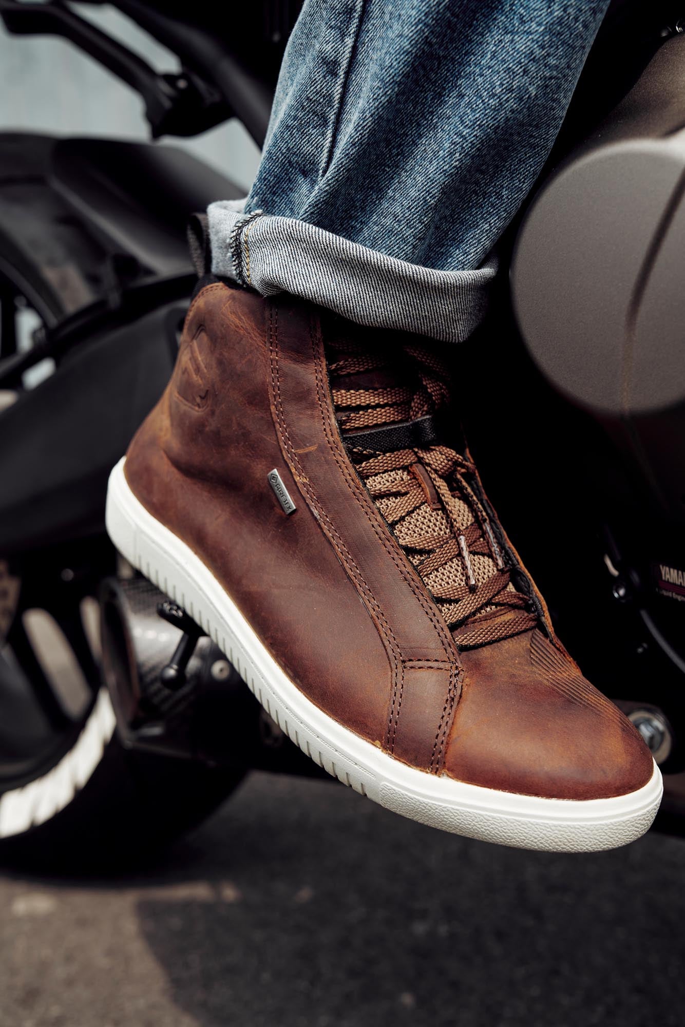 Richa Logan Gore-Tex Vízálló motorkerékpáros cipők barna 40 5. ábra