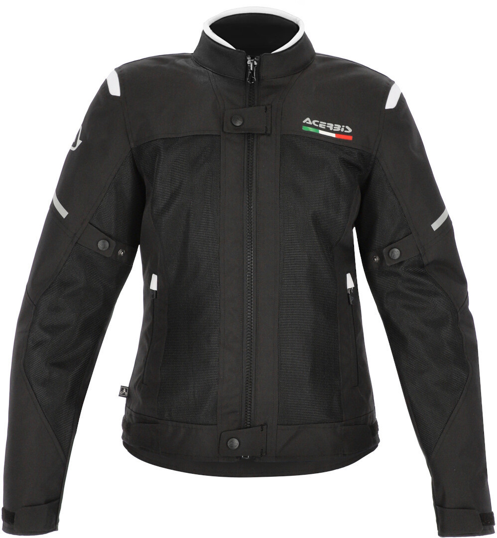 Acerbis On Road Ruby Ladies Motorcycle Textile Jacket black/white XXL Figure 5