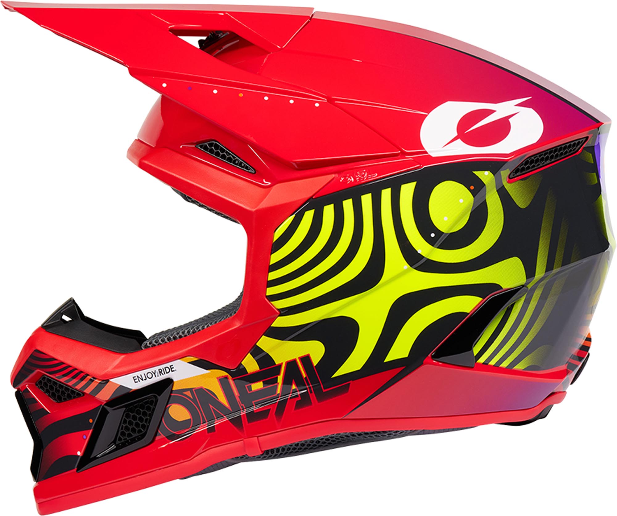 Oneal 3SRS Nova Casco da motocross giovanile rosso Y/L (53/54) Figura 3