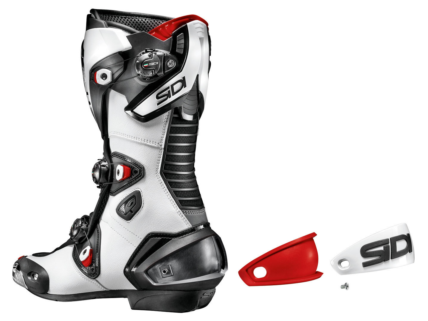 Sidi Mag-1 Asymmetric Hälen Cup svart/röd Figur 2