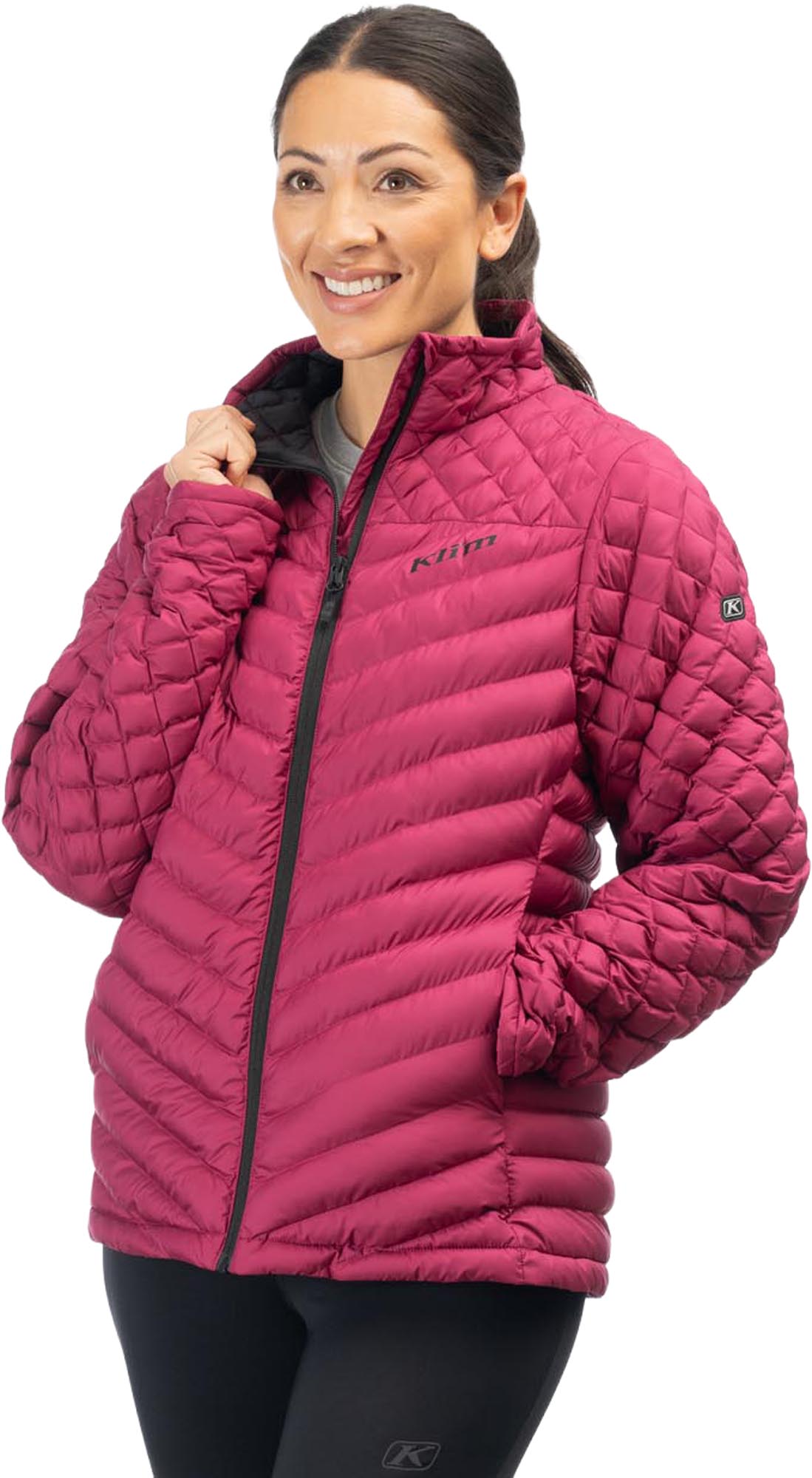 Klim Antora Featherless Ladies Jacket red M Figure 1
