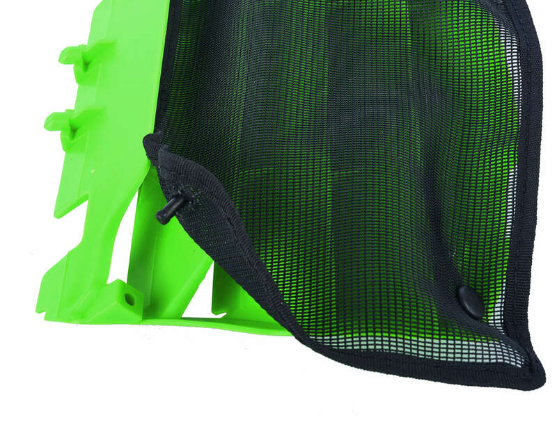 POLISPORT Nätlucka kylare svart Kawasaki KX250F Figur 3