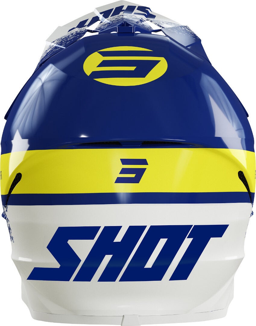 Shot Furious Roll Motocross Helm blau/gelb L (59/60) Abbildung 2