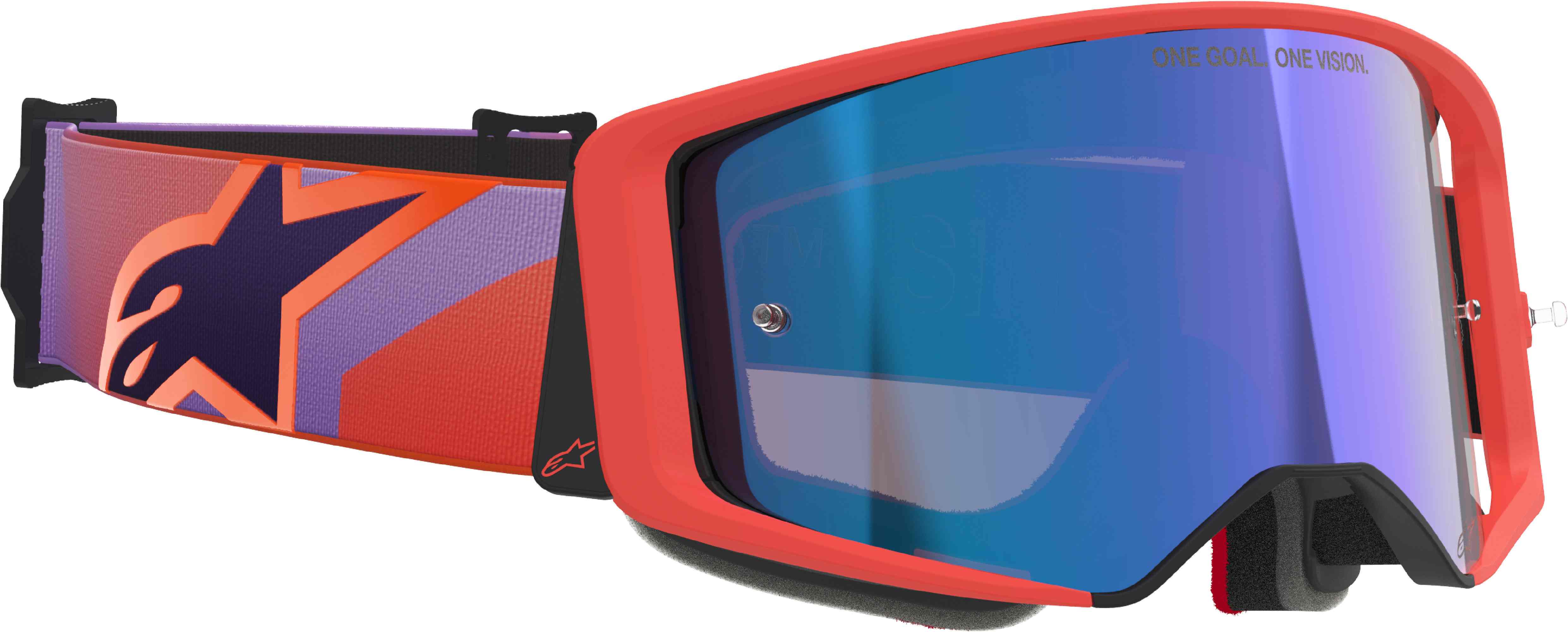 Alpinestars Supertech Vision Corp Ochelari de motocross roșu Figura 2