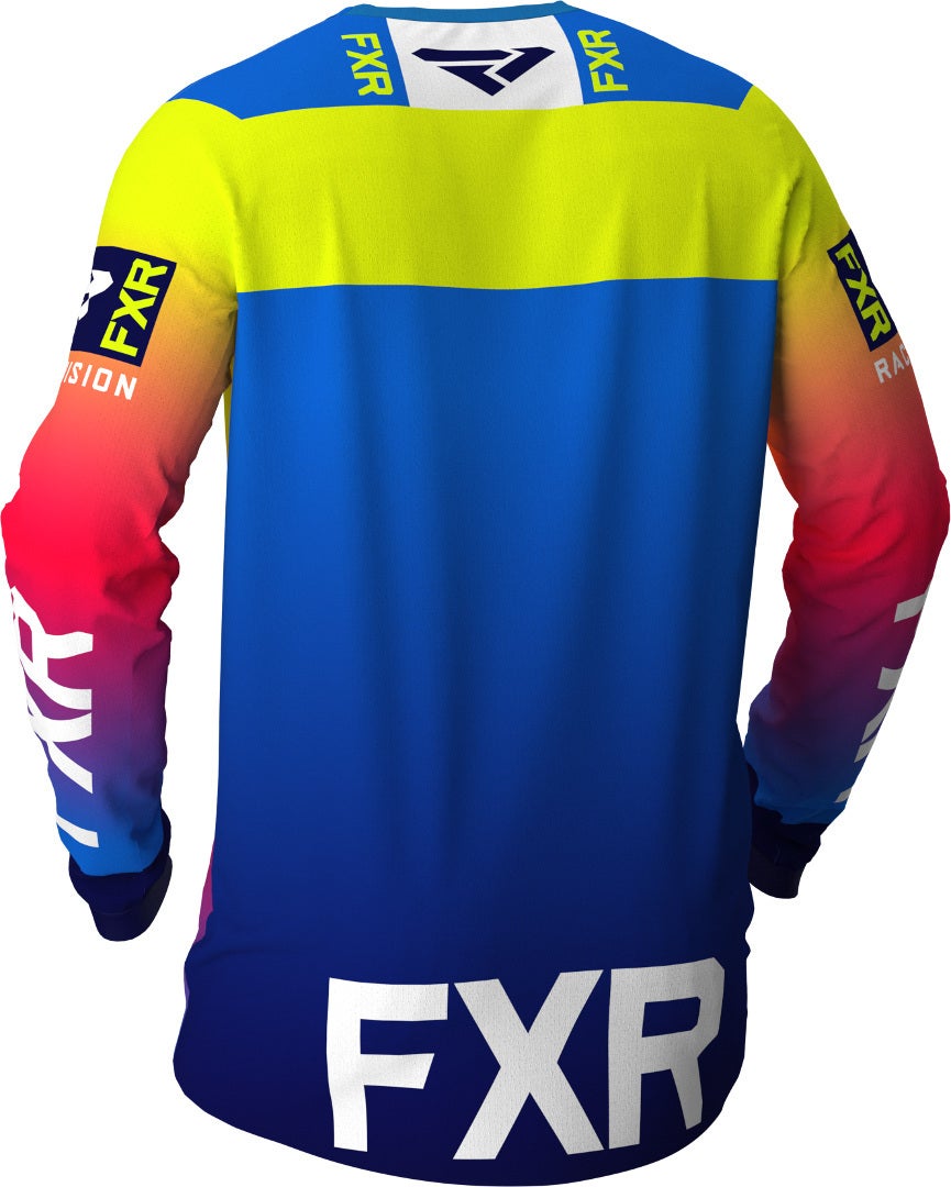 FXR Helium Motocross Jersey blue/yellow/red XXL Figure 2