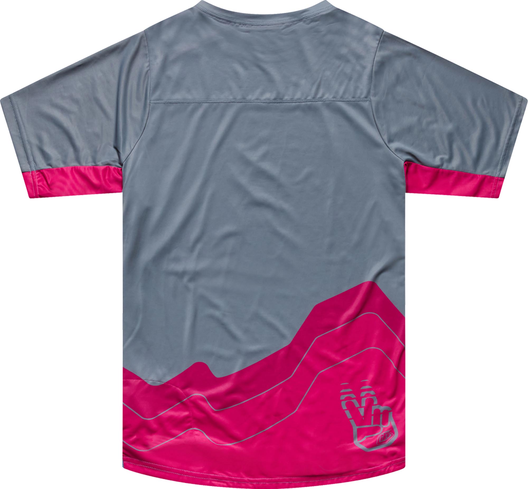 Troy Lee Designs Skyline Pro Descend Maillot de vélo à manches courtes bleu/gris S Figure 2