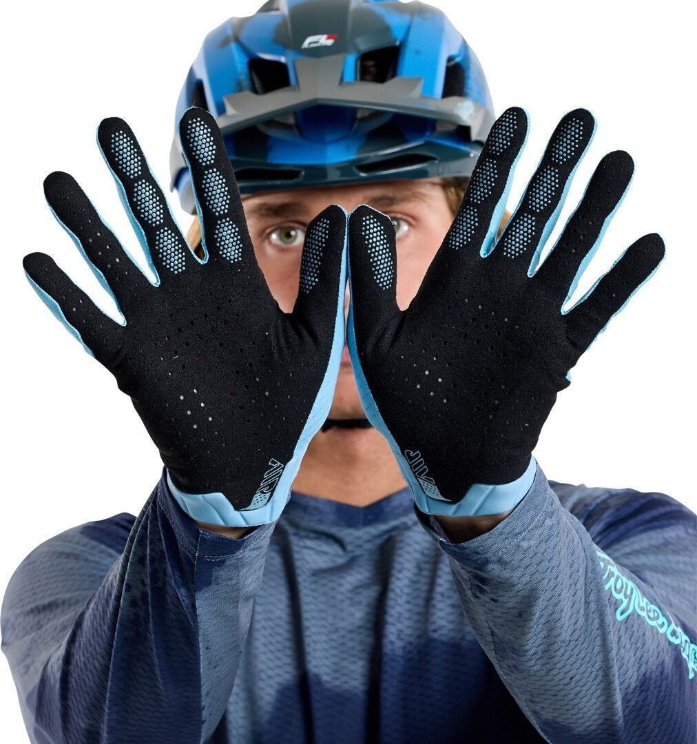 Troy Lee Designs Air Mono Motocross handsker lyseblå M Figur 3