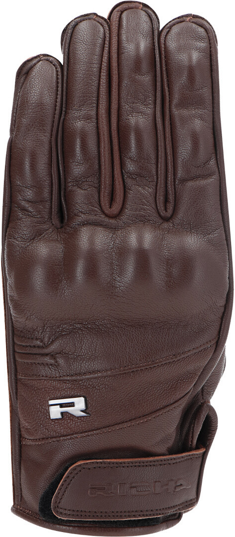 Richa Custom 2 Motorcycle Gloves dark brown S Figure 1