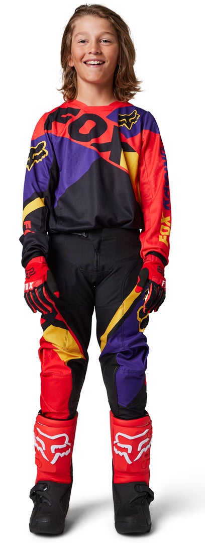FOX 180 Xpozr Jugend Motocross Hose schwarz/gelb/rot 26 Abbildung 8