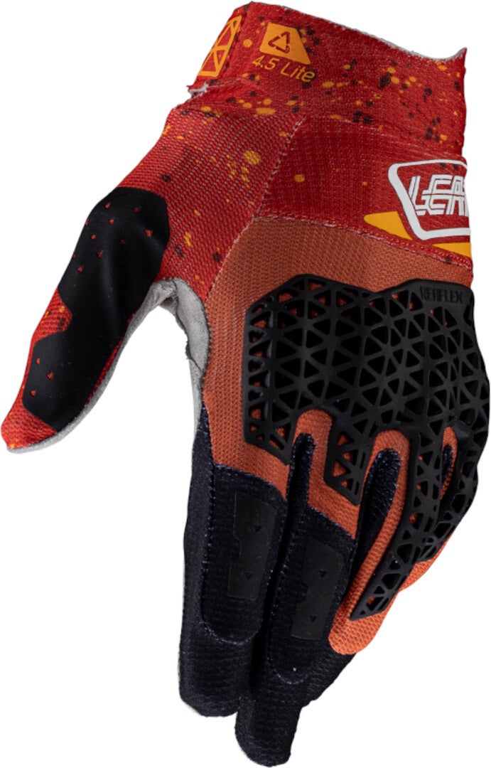 Leatt Men's Black/Orange 4.5 Lite 2025 Motocross Gloves