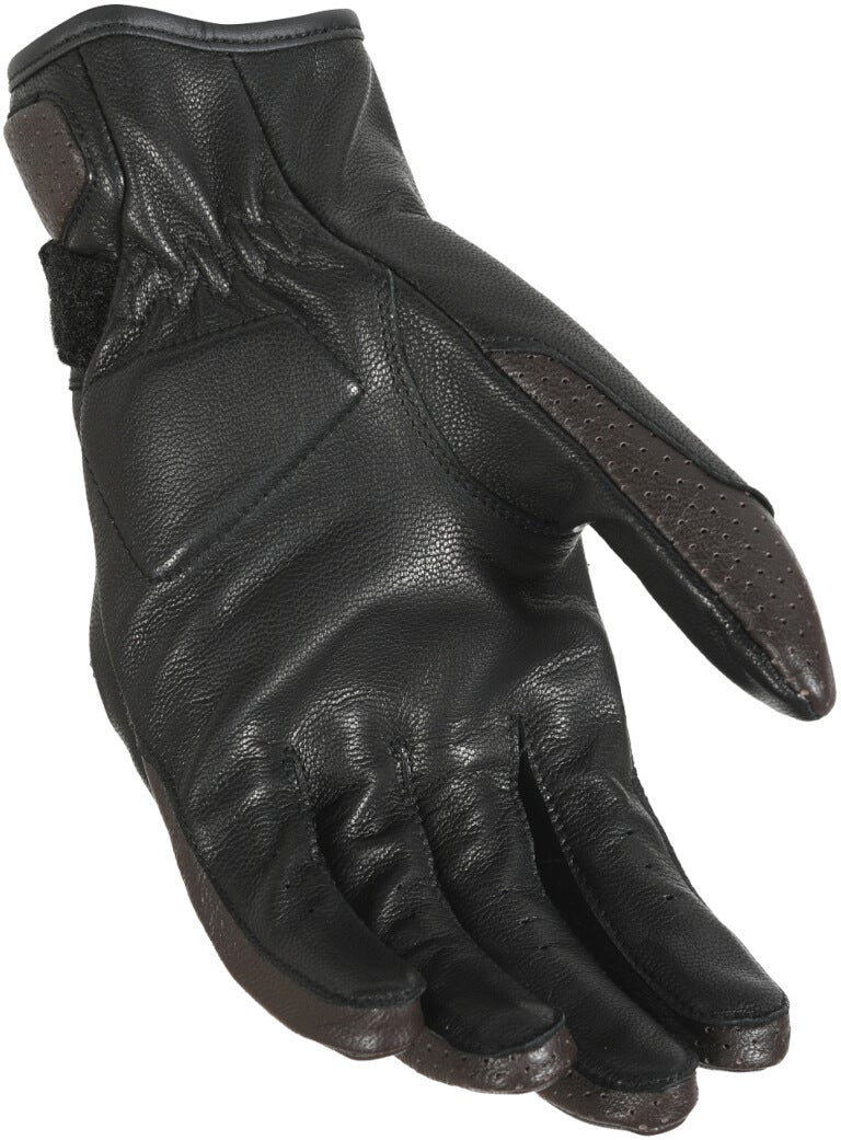 Macna Bold perforerede motorcykelhandsker sort/brun 2XL Figur 2