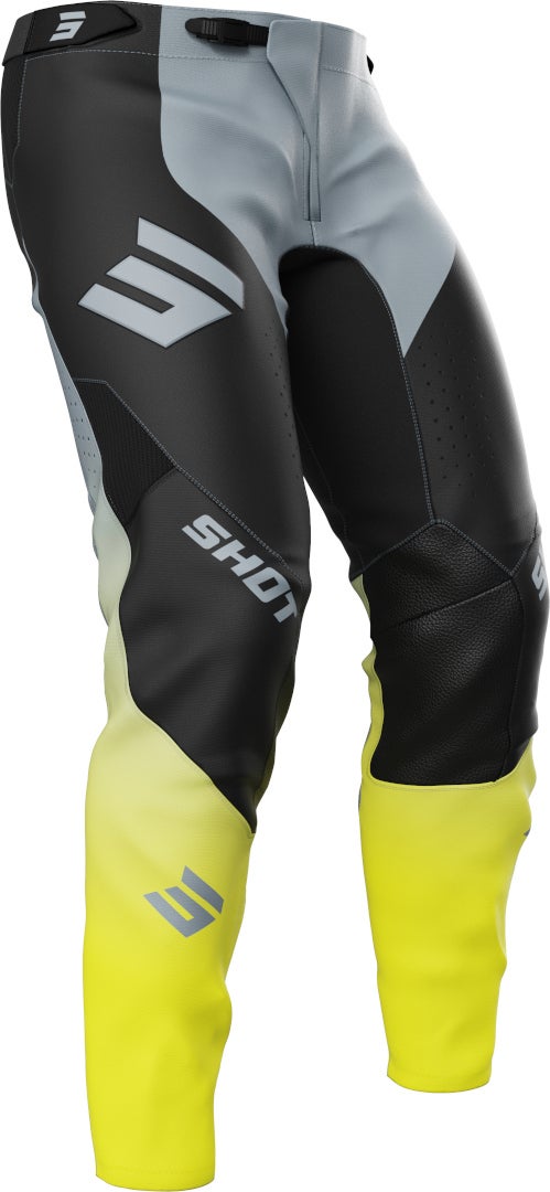 Shot Aerolite Husqvarna Limited Edition 2025 Motocross bukser sort/grå/gul 30 Figur 2