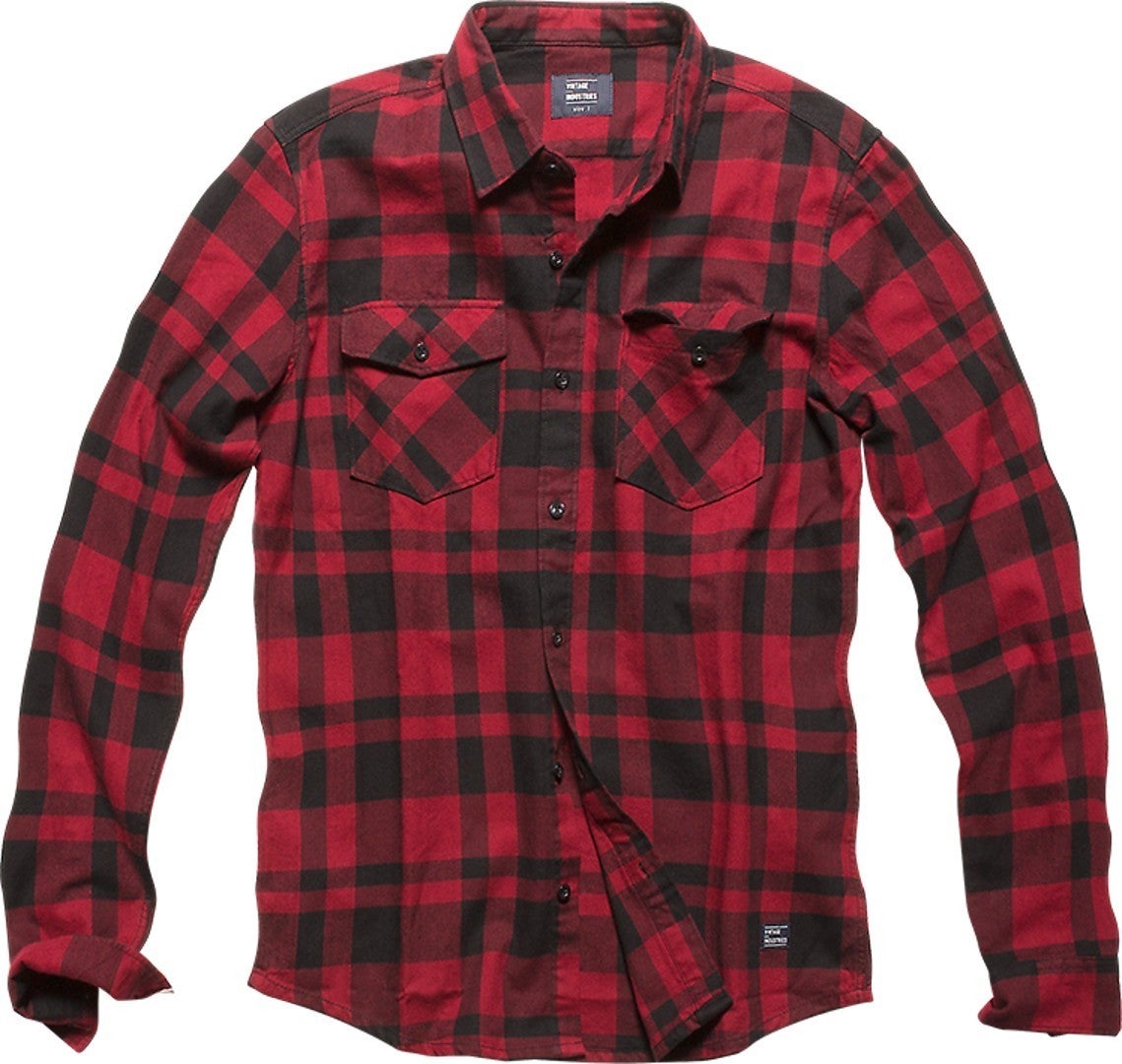 Vintage Industries Austin Shirt red L Figure 1