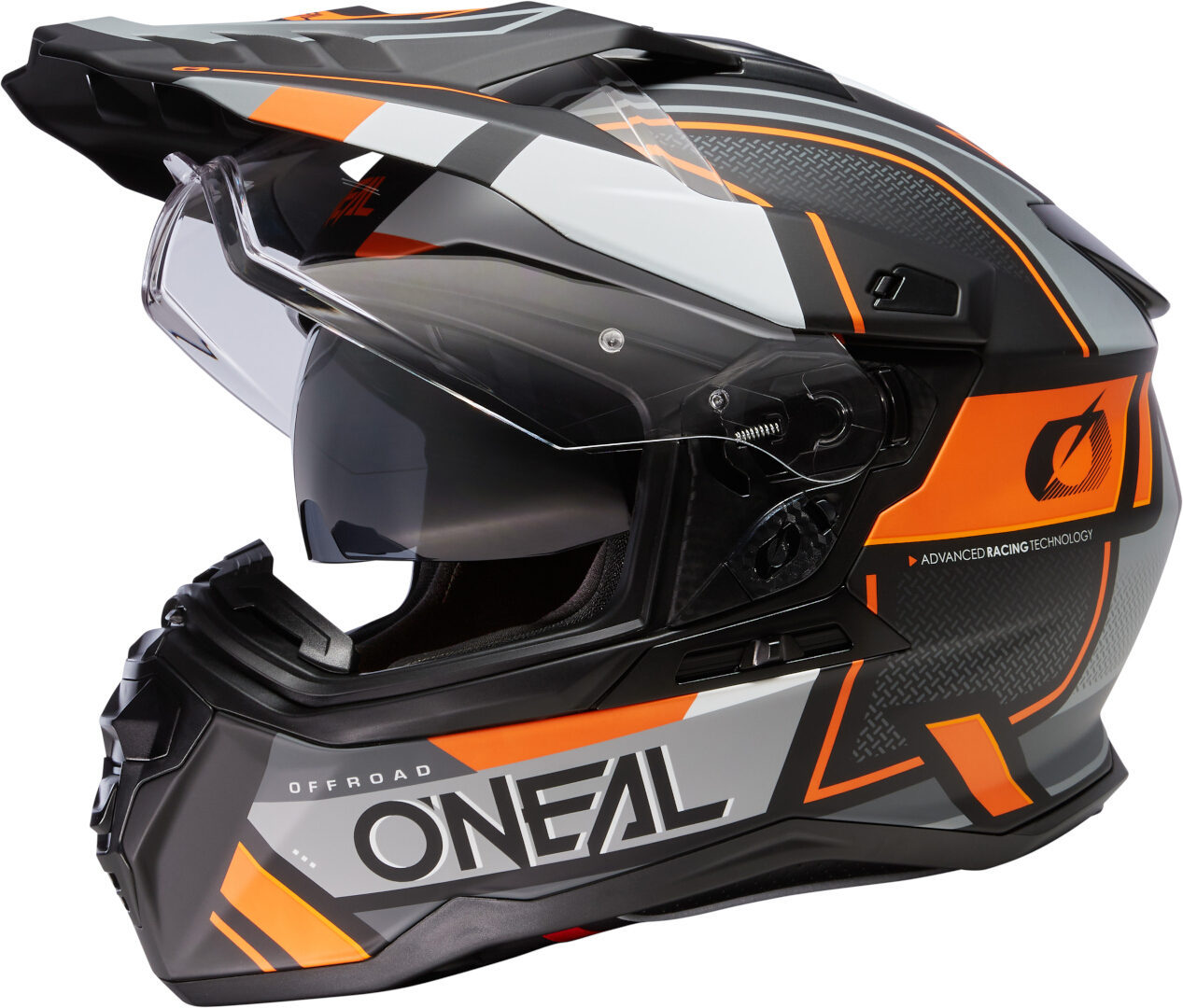 Oneal DSeries Square Motocross hjälm Svart matt/orange Förlust (59/60) Figur 4