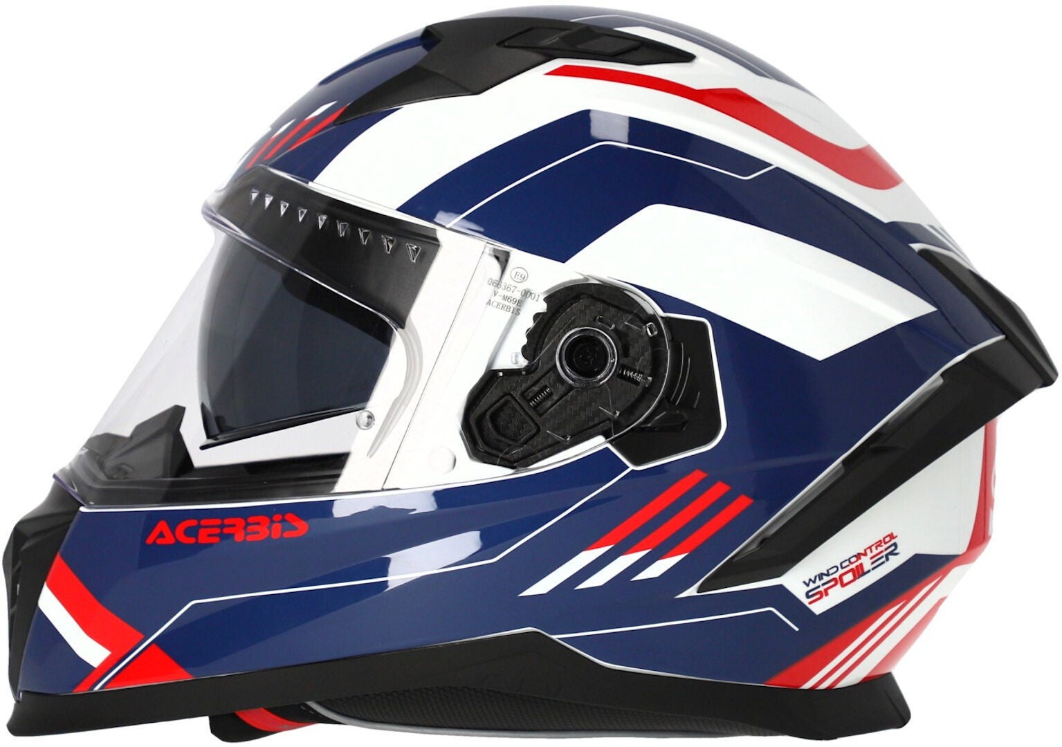 Acerbis X-Way Graphic Casco bianco/blu/rosso S (55/56) Figura 3