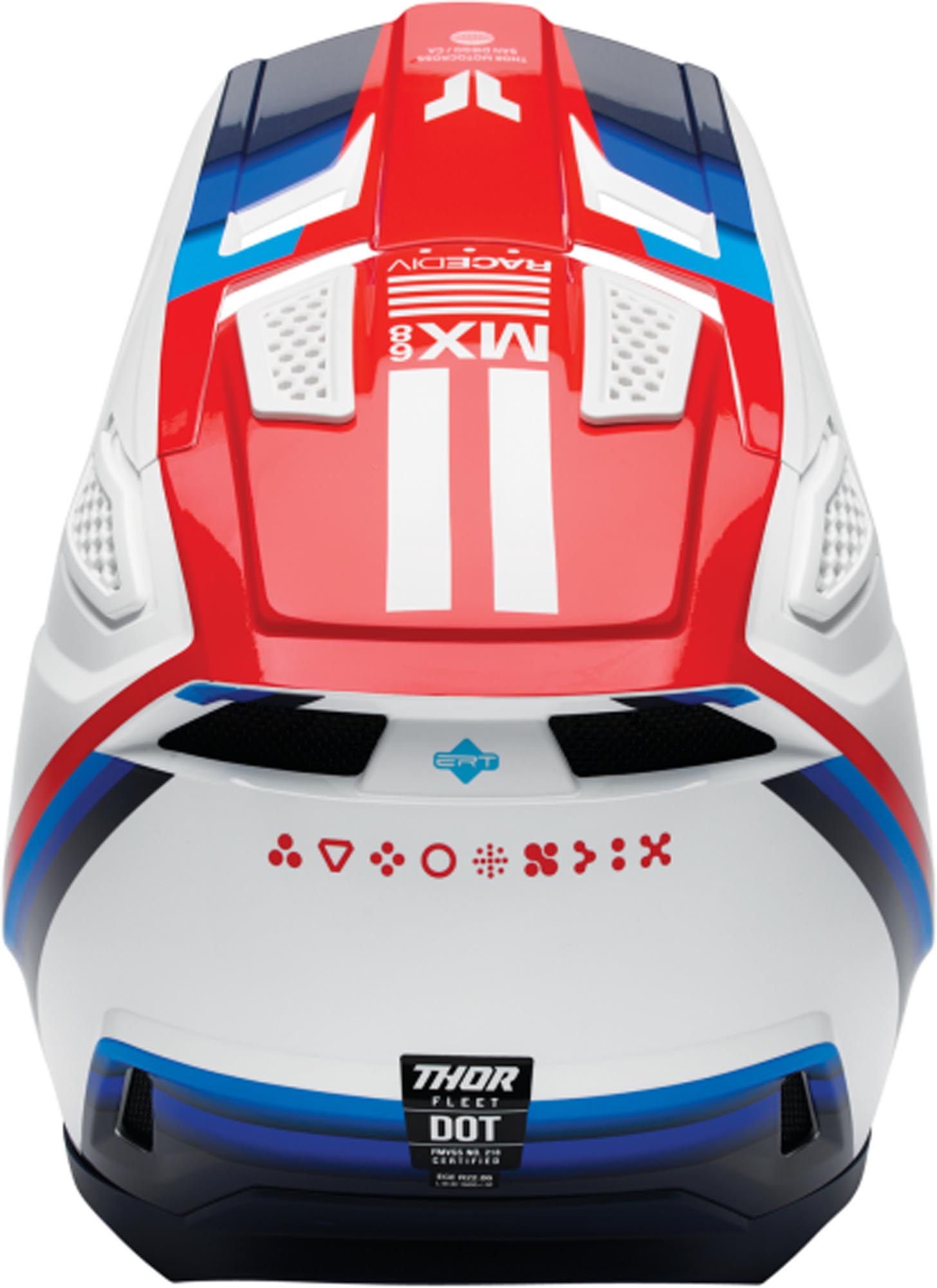 Side view of Thor Fleet Defy Motocross Helmet
