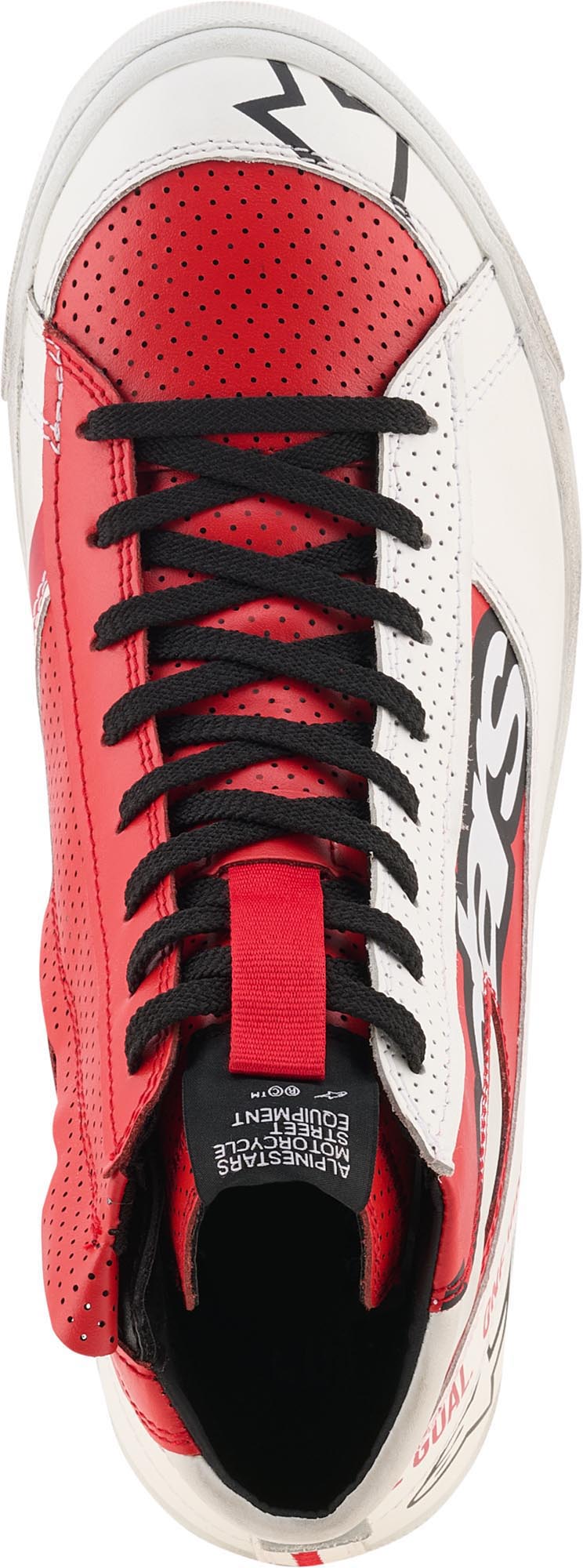 Alpinestars Stated Flair Motorrad Schuhe weiß/rot 9,5 Abbildung 6