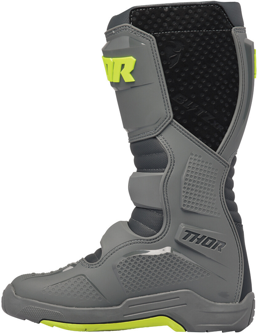 Thor Blitz XR MX Bottes de motocross gris/jaune 7 Figure 3