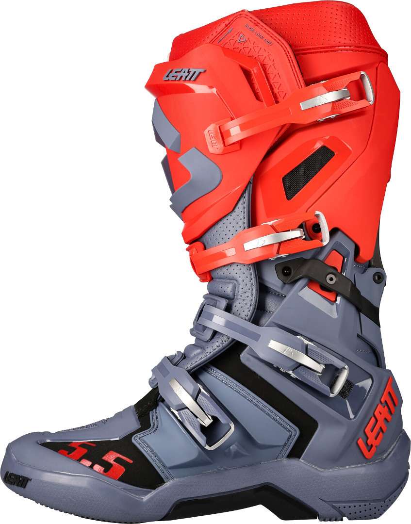Leatt GPX 5.5 FlexLock Motocross Boots grey/red 47 Figure 3