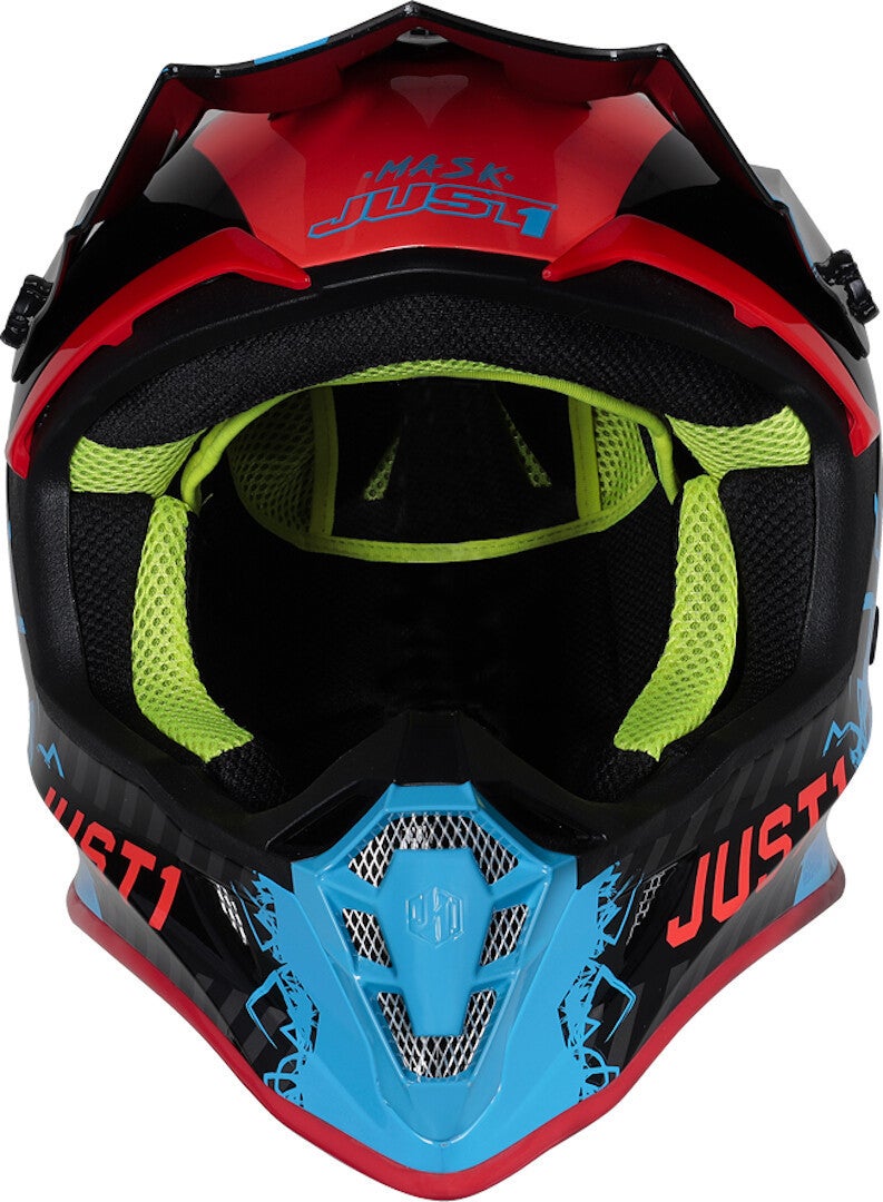 Just1 J38 Mask Motokrosová přilba modrá/černá M (57/58) Obrázek 4
