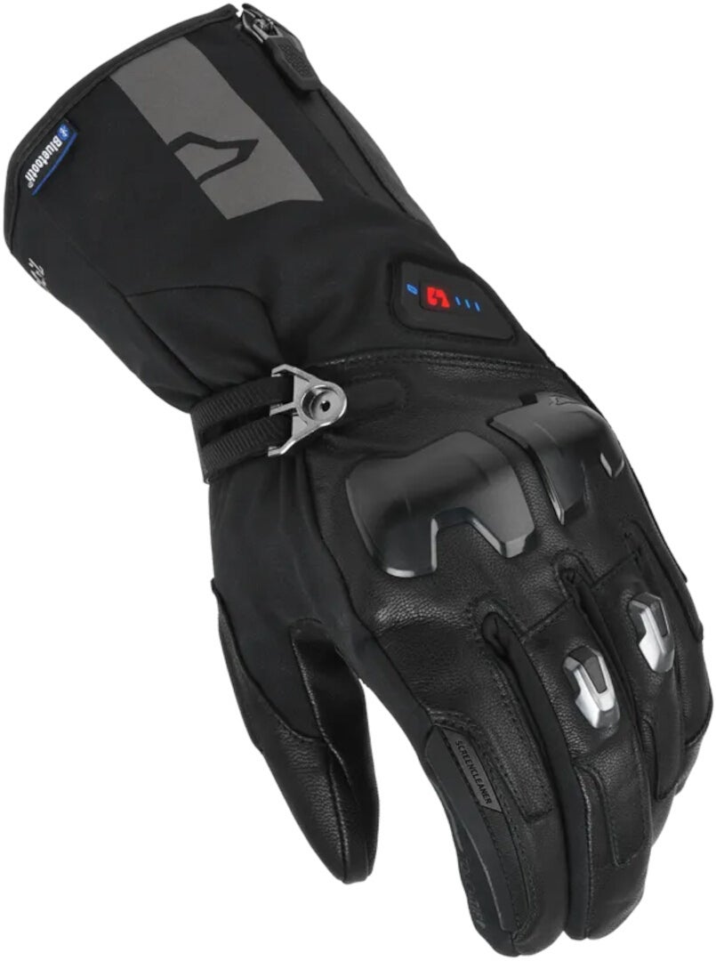 Side view of Macna Progress 2.0 RTX DL heatable waterproof Motorcycle Gloves Kit