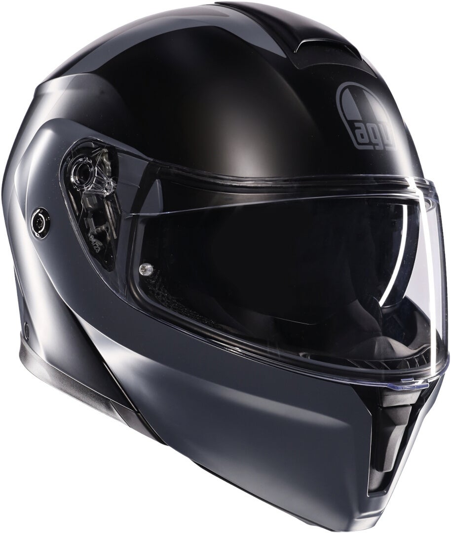 AGV Streetmodular Resia 2.0 Hjelm sort mat/grå M (57/58) Figur 1