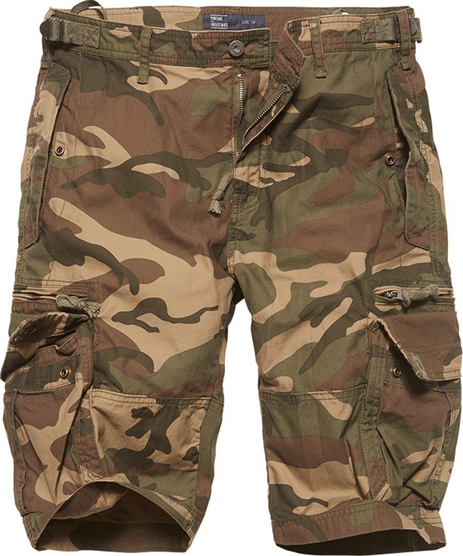 Vintage Industries Men's Camouflage Gandor Shorts