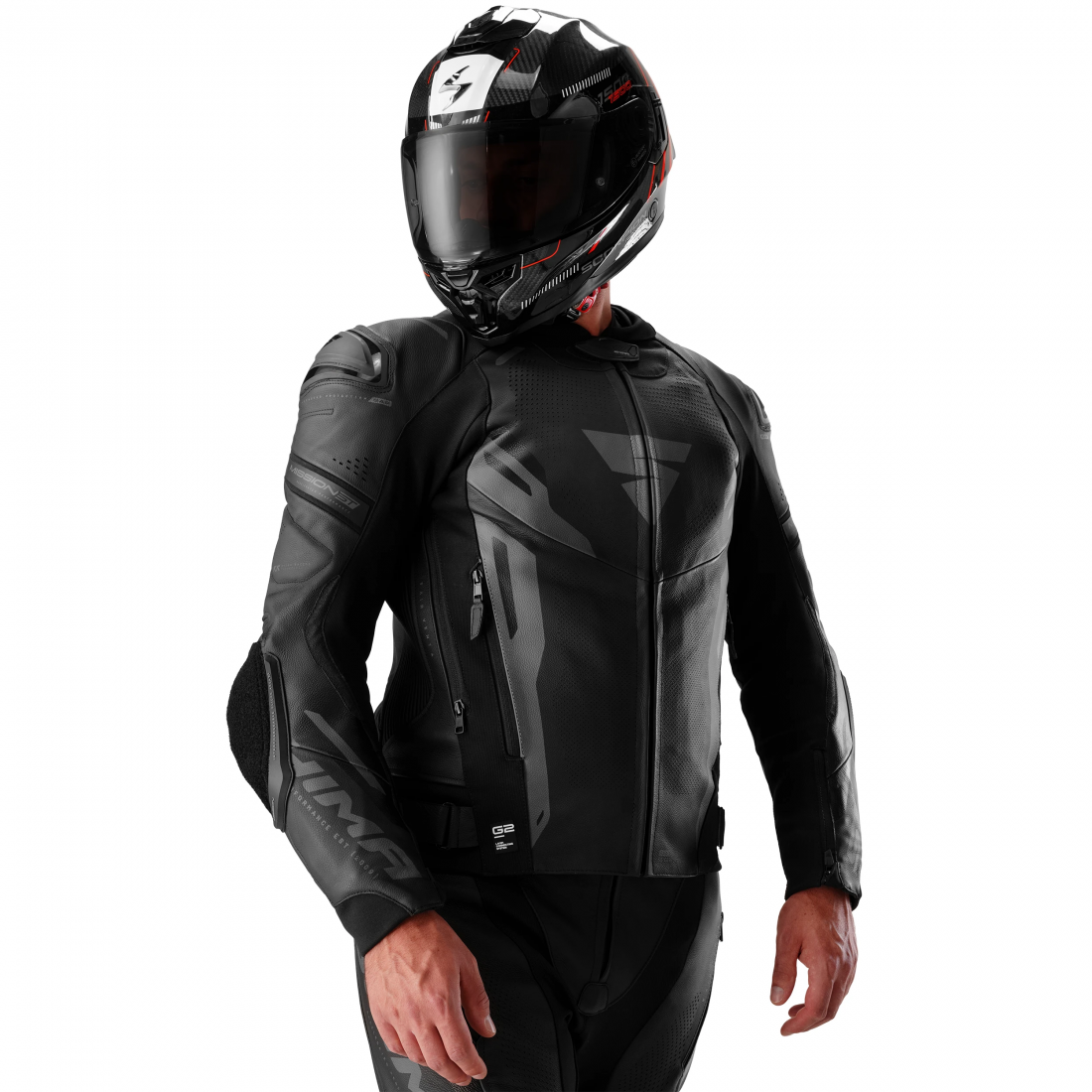 SHIMA Mission ST Veste en cuir moto noir 52 Figure 6