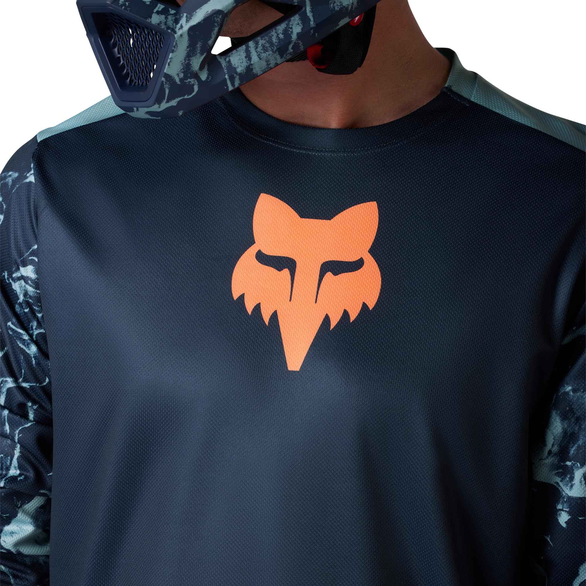 FOX Ranger LS Image Print Велосипедная майка синий M Рисунок 5