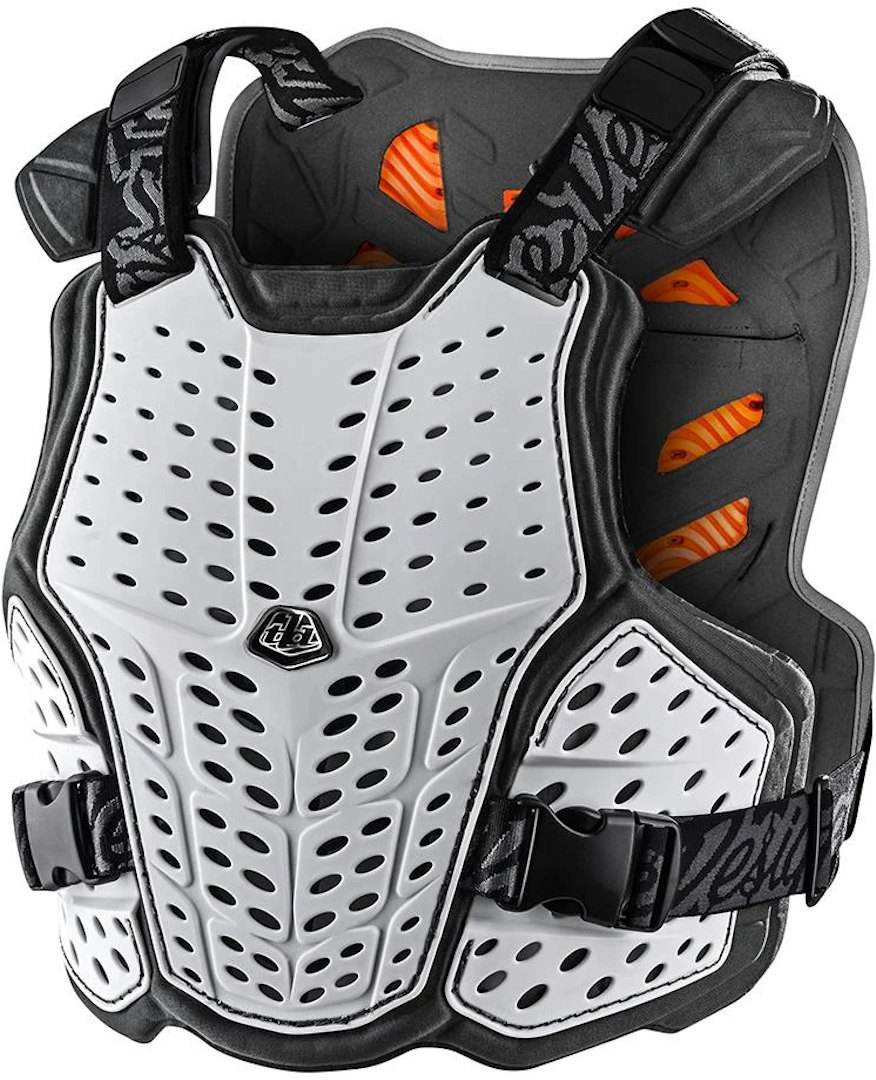 Troy Lee Designs RockFight D3O Vestă de protecție alb XL/XXL Figura 1